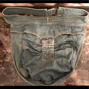 Vintage Denim Large Fanny Bag/Unisex’s